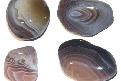 agate du botswana roulé