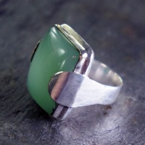 bague en chrysoprase