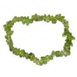 Bracelet en pierre de péridot