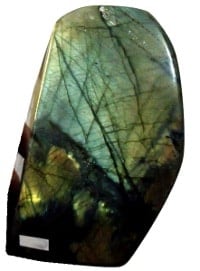 labradorite verte polie