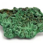 malachite fibreuse brute