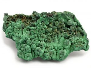 malachite fibreuse brute