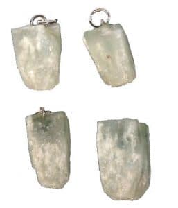 apophyllite verte en pendentif