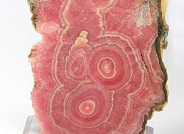 Tranche de rhodochrosite